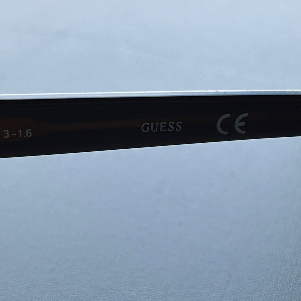 Guess Brown Rectangular Glasses With Leopard Print - image 6